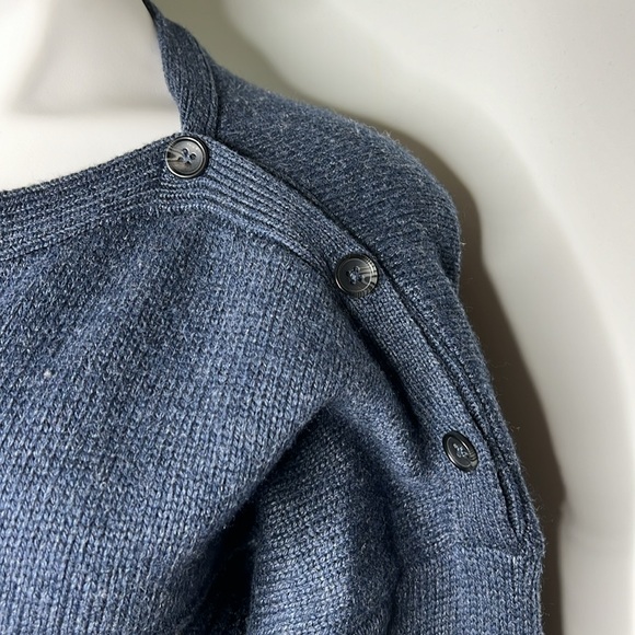 Prana wool blend Boat Neck Crop Sweater size medium - Picture 4 of 5